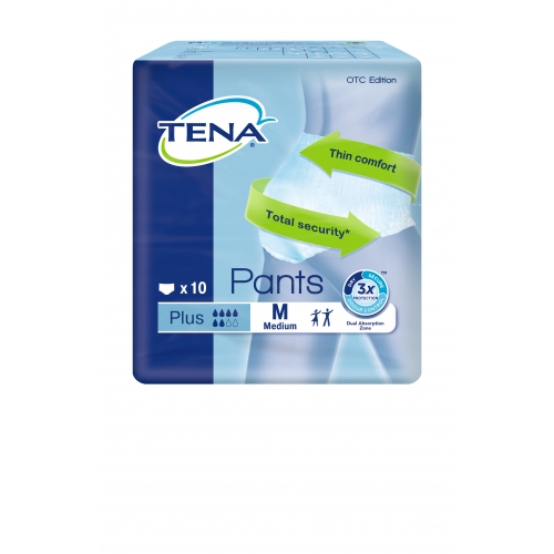 TENA Pants Plus M OTC Edition (80-110 cm), majtki chłonne, 10 sztuk